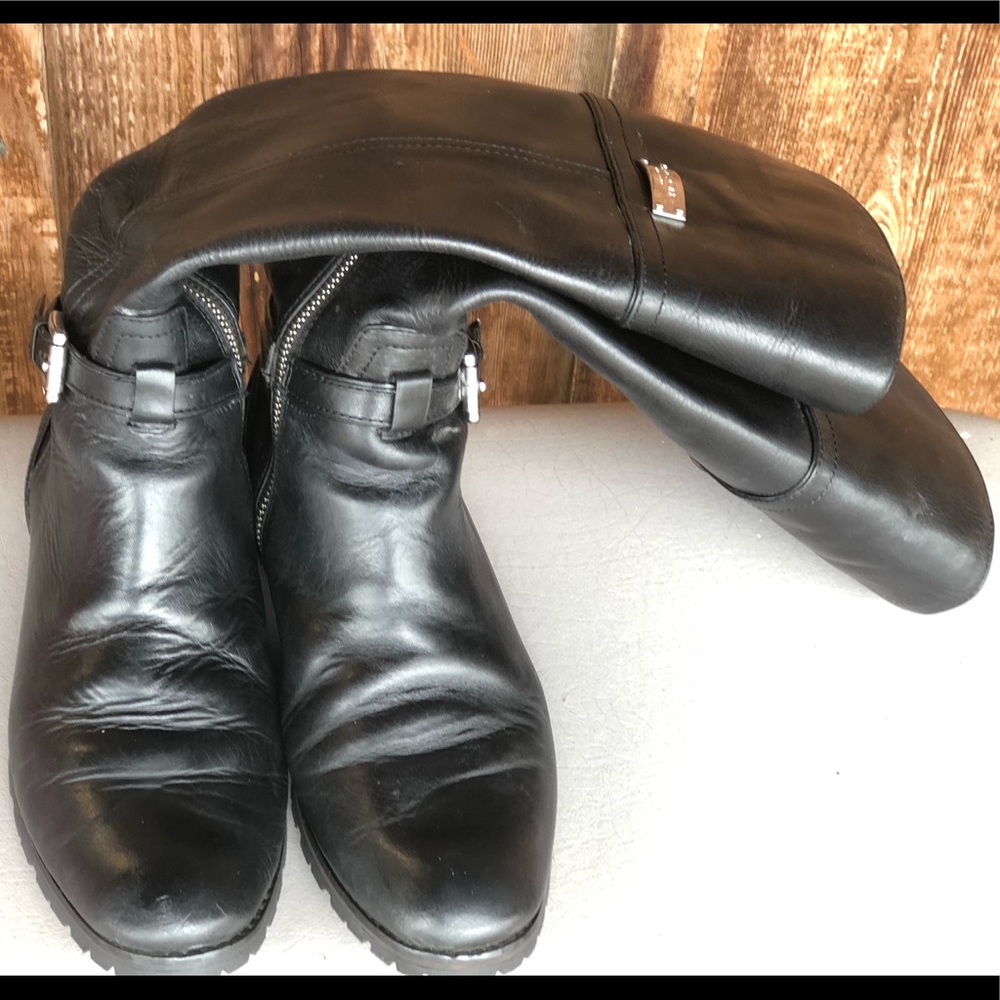 Women's Coach Micha Knee High Riding Fashion Boots - Picture 5 of 10
